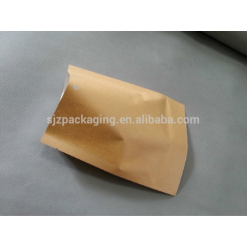 Flat Brown Papier Verpackung Tasche für Melonensamen in China